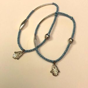 3/$20 Turquoise and Silver Bracelets